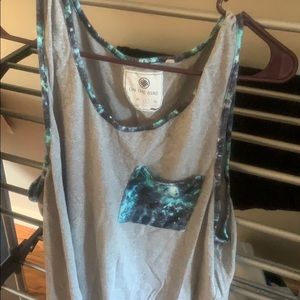 Tank top with front pocket